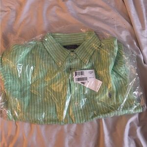 Polo Ralph Lauren Light Green Striped Shirt